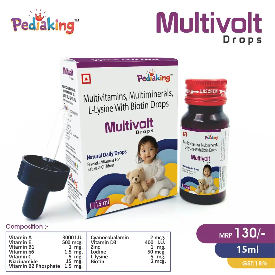 Multivitamin & Mineral Drop | Pediatric Care | Best Price for PCD Pharma Franchise